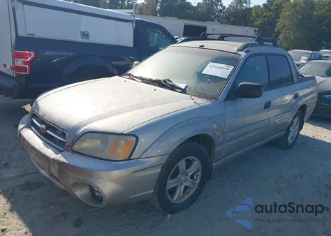 2004 Subaru Baja Sport из США, поврежденный, VIN 4S4BT62C847100480